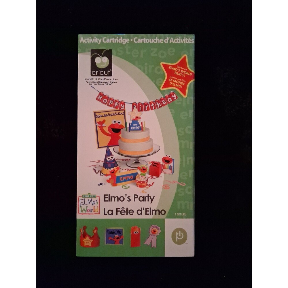 Cricut Activity Cartridge Elmos Party 2009 Edition